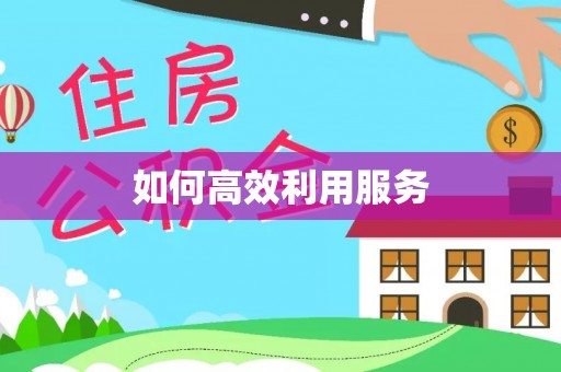 安县如何高效利用服务